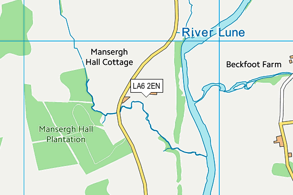 LA6 2EN map - OS VectorMap District (Ordnance Survey) LA6 2EN map - OS VectorMap District (Ordnance Survey)