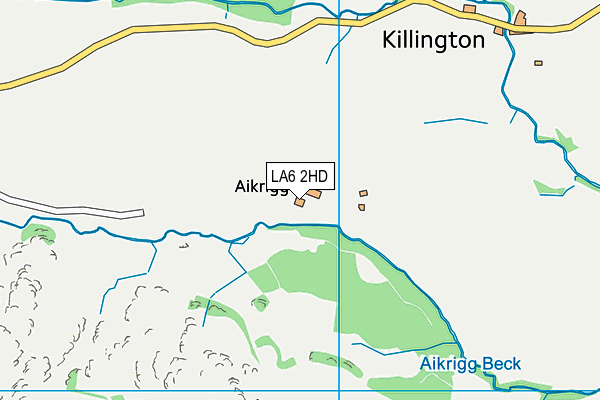 LA6 2HD map - OS VectorMap District (Ordnance Survey) LA6 2HD map - OS VectorMap District (Ordnance Survey)
