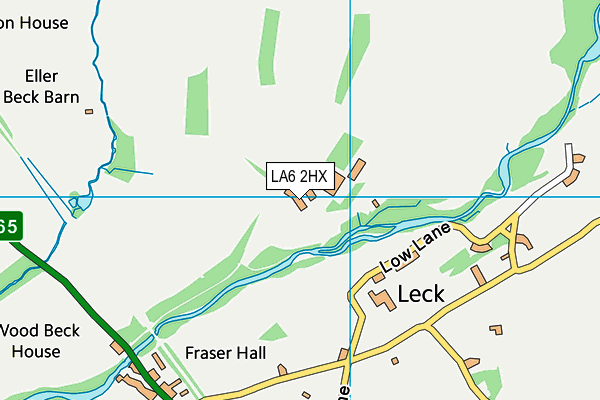 LA6 2HX map - OS VectorMap District (Ordnance Survey) LA6 2HX map - OS VectorMap District (Ordnance Survey)