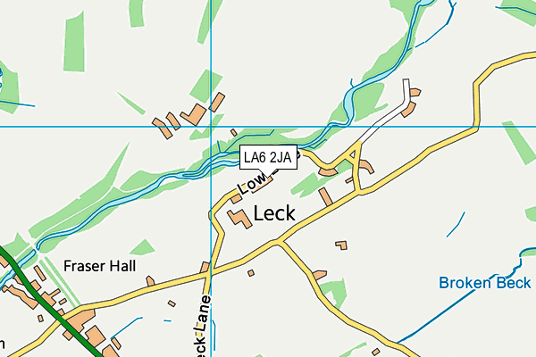 LA6 2JA map - OS VectorMap District (Ordnance Survey) LA6 2JA map - OS VectorMap District (Ordnance Survey)