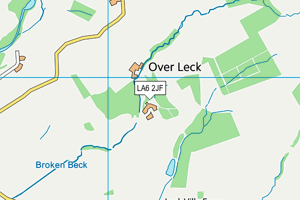 LA6 2JF map - OS VectorMap District (Ordnance Survey) LA6 2JF map - OS VectorMap District (Ordnance Survey)