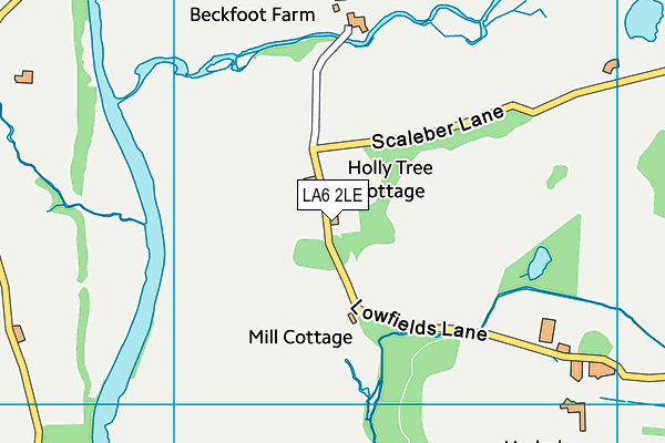 LA6 2LE map - OS VectorMap District (Ordnance Survey) LA6 2LE map - OS VectorMap District (Ordnance Survey)