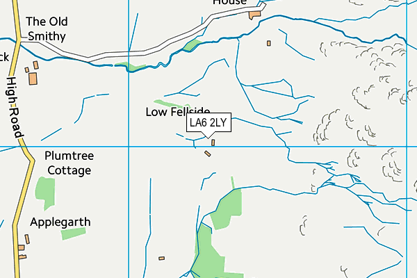 LA6 2LY map - OS VectorMap District (Ordnance Survey) LA6 2LY map - OS VectorMap District (Ordnance Survey)