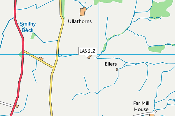 LA6 2LZ map - OS VectorMap District (Ordnance Survey) LA6 2LZ map - OS VectorMap District (Ordnance Survey)
