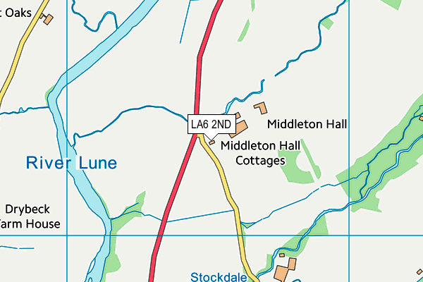 LA6 2ND map - OS VectorMap District (Ordnance Survey) LA6 2ND map - OS VectorMap District (Ordnance Survey)