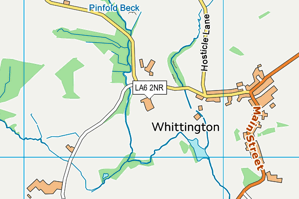 LA6 2NR map - OS VectorMap District (Ordnance Survey) LA6 2NR map - OS VectorMap District (Ordnance Survey)
