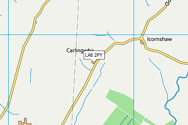 LA6 2PY map - OS VectorMap District (Ordnance Survey) LA6 2PY map - OS VectorMap District (Ordnance Survey)
