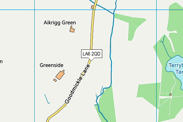 LA6 2QD map - OS VectorMap District (Ordnance Survey) LA6 2QD map - OS VectorMap District (Ordnance Survey)