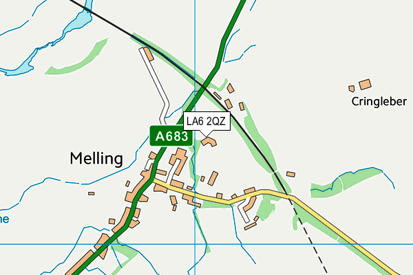 LA6 2QZ map - OS VectorMap District (Ordnance Survey) LA6 2QZ map - OS VectorMap District (Ordnance Survey)