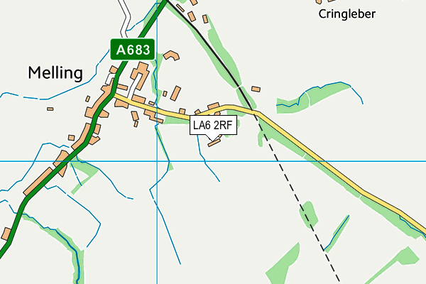 LA6 2RF map - OS VectorMap District (Ordnance Survey) LA6 2RF map - OS VectorMap District (Ordnance Survey)