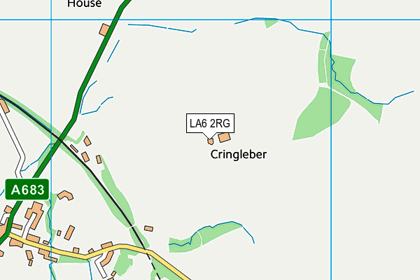 LA6 2RG map - OS VectorMap District (Ordnance Survey) LA6 2RG map - OS VectorMap District (Ordnance Survey)
