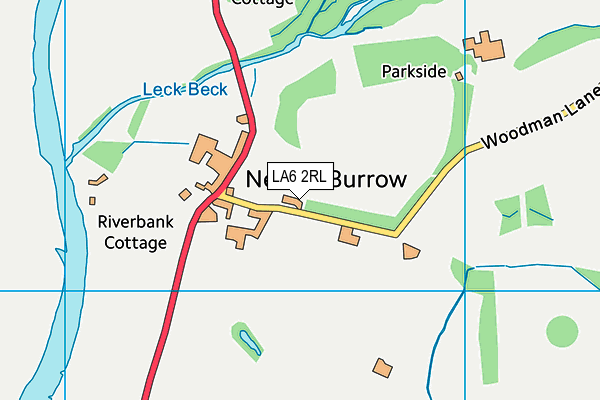 LA6 2RL map - OS VectorMap District (Ordnance Survey) LA6 2RL map - OS VectorMap District (Ordnance Survey)