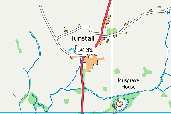 LA6 2RU map - OS VectorMap District (Ordnance Survey) LA6 2RU map - OS VectorMap District (Ordnance Survey)