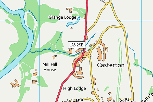 LA6 2SB map - OS VectorMap District (Ordnance Survey) LA6 2SB map - OS VectorMap District (Ordnance Survey)