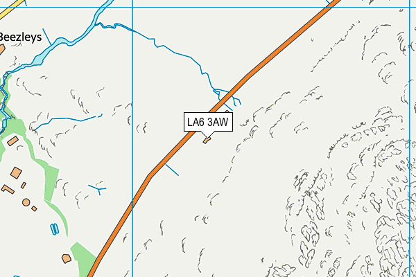 LA6 3AW map - OS VectorMap District (Ordnance Survey) LA6 3AW map - OS VectorMap District (Ordnance Survey)