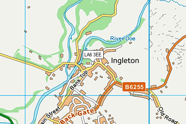 LA6 3EE map - OS VectorMap District (Ordnance Survey) LA6 3EE map - OS VectorMap District (Ordnance Survey)