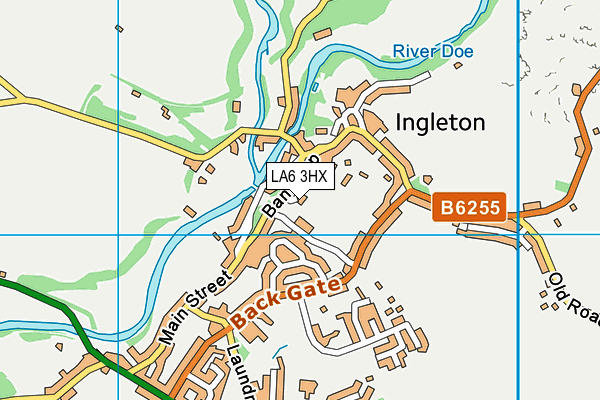 LA6 3HX map - OS VectorMap District (Ordnance Survey)