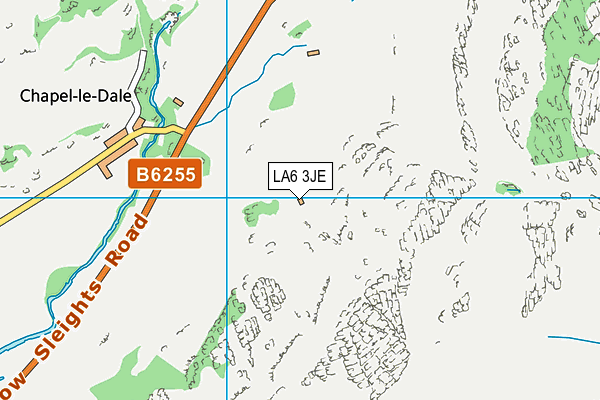 LA6 3JE map - OS VectorMap District (Ordnance Survey) LA6 3JE map - OS VectorMap District (Ordnance Survey)