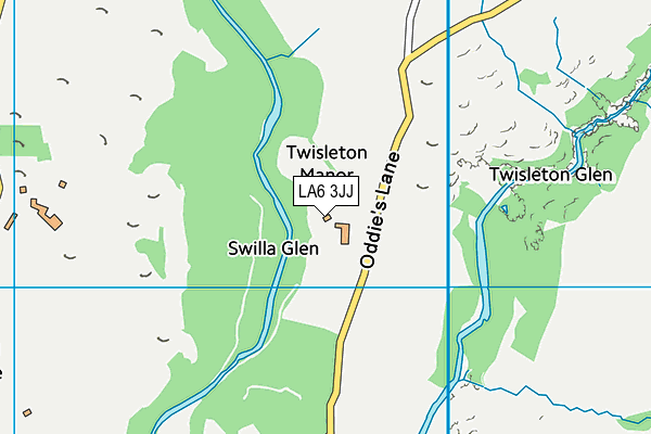 LA6 3JJ map - OS VectorMap District (Ordnance Survey) LA6 3JJ map - OS VectorMap District (Ordnance Survey)
