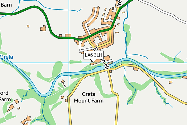 LA6 3LH map - OS VectorMap District (Ordnance Survey) LA6 3LH map - OS VectorMap District (Ordnance Survey)