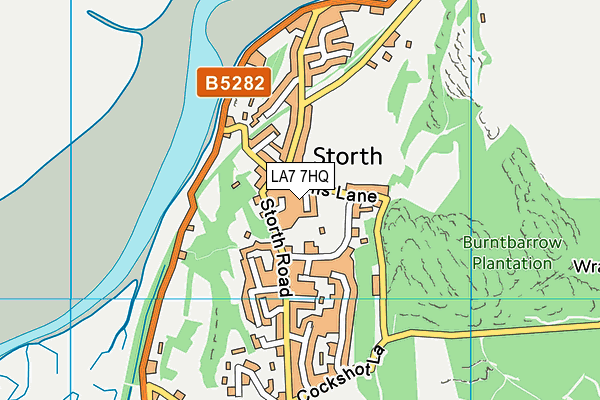 LA7 7HQ map - OS VectorMap District (Ordnance Survey) LA7 7HQ map - OS VectorMap District (Ordnance Survey)