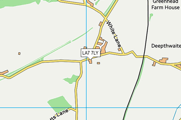 LA7 7LY map - OS VectorMap District (Ordnance Survey) LA7 7LY map - OS VectorMap District (Ordnance Survey)