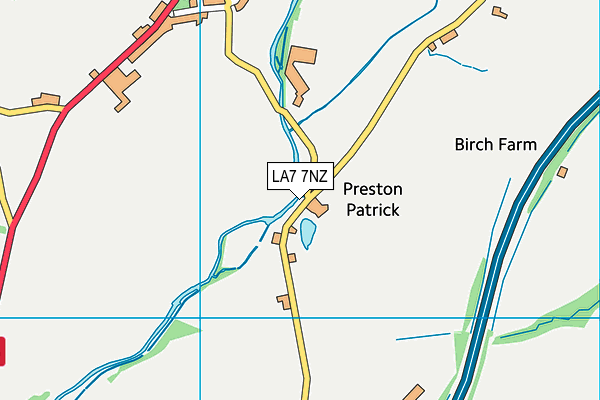 LA7 7NZ map - OS VectorMap District (Ordnance Survey) LA7 7NZ map - OS VectorMap District (Ordnance Survey)
