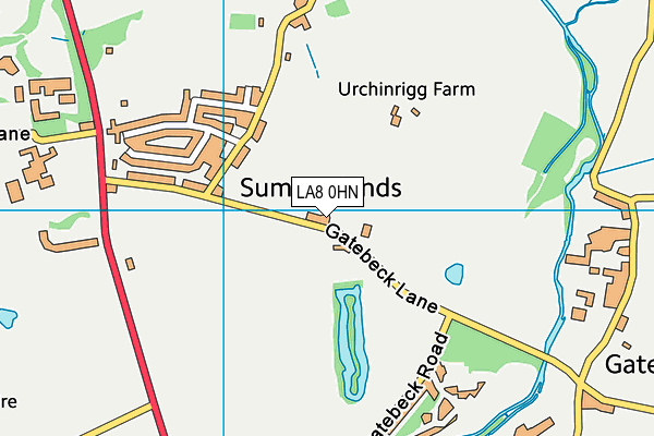 LA8 0HN map - OS VectorMap District (Ordnance Survey) LA8 0HN map - OS VectorMap District (Ordnance Survey)