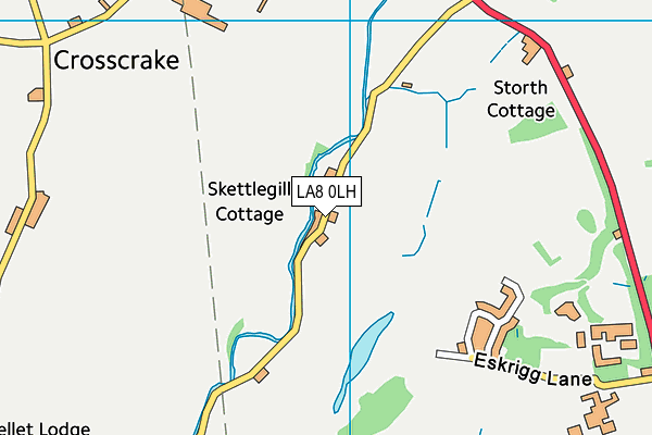 LA8 0LH map - OS VectorMap District (Ordnance Survey) LA8 0LH map - OS VectorMap District (Ordnance Survey)