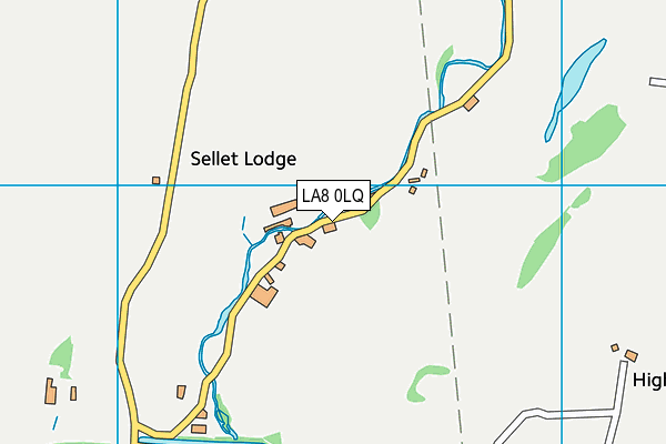 LA8 0LQ map - OS VectorMap District (Ordnance Survey) LA8 0LQ map - OS VectorMap District (Ordnance Survey)