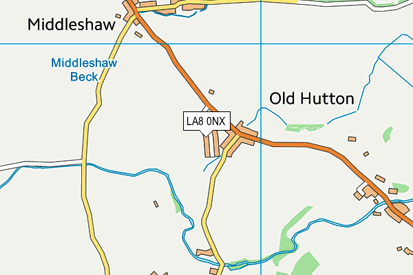 LA8 0NX map - OS VectorMap District (Ordnance Survey) LA8 0NX map - OS VectorMap District (Ordnance Survey)