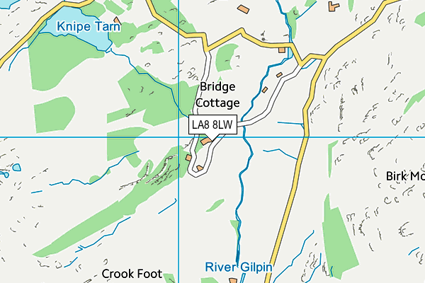 LA8 8LW map - OS VectorMap District (Ordnance Survey) LA8 8LW map - OS VectorMap District (Ordnance Survey)