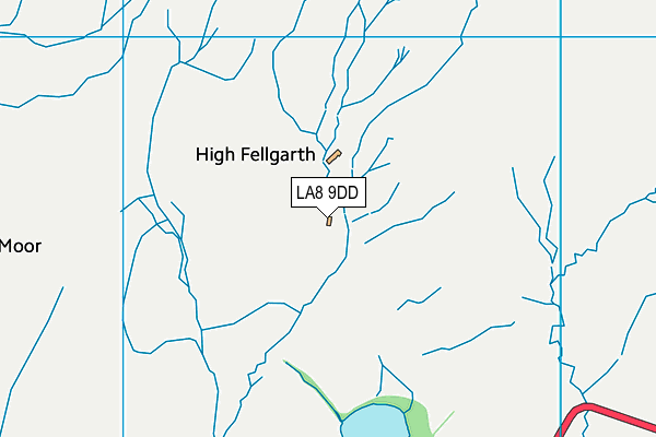 LA8 9DD map - OS VectorMap District (Ordnance Survey) LA8 9DD map - OS VectorMap District (Ordnance Survey)