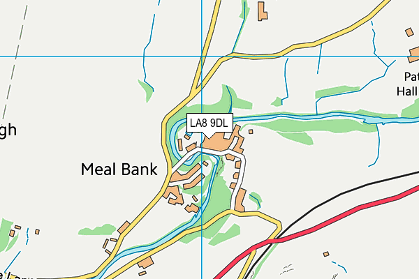 LA8 9DL map - OS VectorMap District (Ordnance Survey) LA8 9DL map - OS VectorMap District (Ordnance Survey)