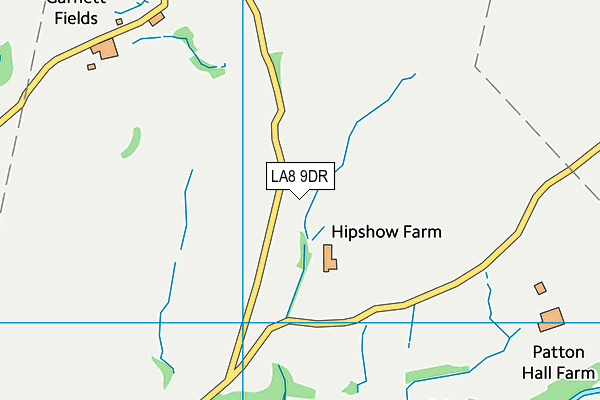 LA8 9DR map - OS VectorMap District (Ordnance Survey) LA8 9DR map - OS VectorMap District (Ordnance Survey)