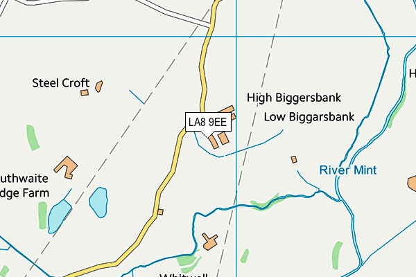 LA8 9EE map - OS VectorMap District (Ordnance Survey) LA8 9EE map - OS VectorMap District (Ordnance Survey)