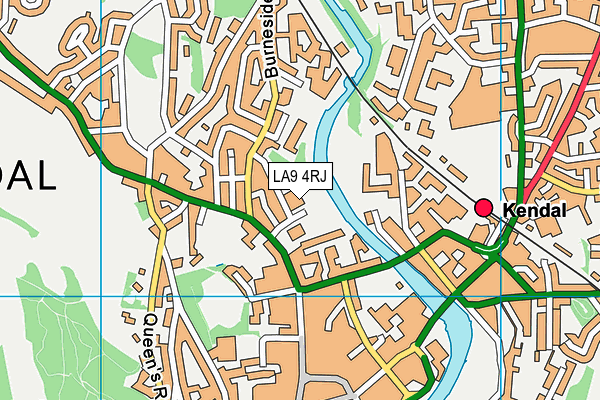 LA9 4RJ map - OS VectorMap District (Ordnance Survey) LA9 4RJ map - OS VectorMap District (Ordnance Survey)