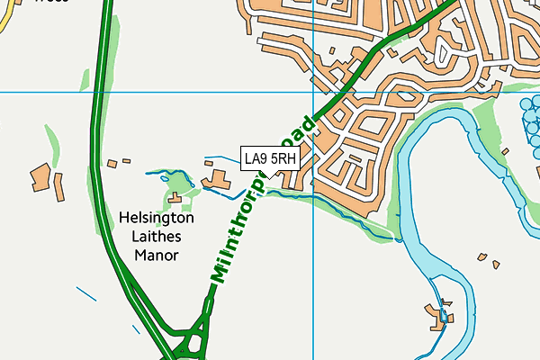 LA9 5RH map - OS VectorMap District (Ordnance Survey) LA9 5RH map - OS VectorMap District (Ordnance Survey)