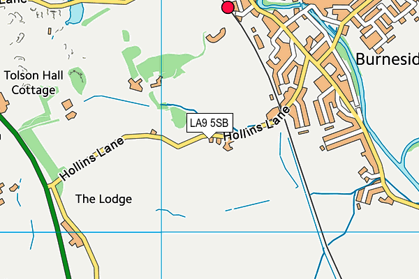 LA9 5SB map - OS VectorMap District (Ordnance Survey) LA9 5SB map - OS VectorMap District (Ordnance Survey)
