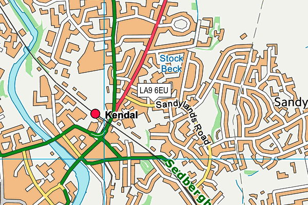 LA9 6EU map - OS VectorMap District (Ordnance Survey) LA9 6EU map - OS VectorMap District (Ordnance Survey)