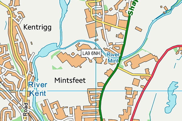 LA9 6NH map - OS VectorMap District (Ordnance Survey)