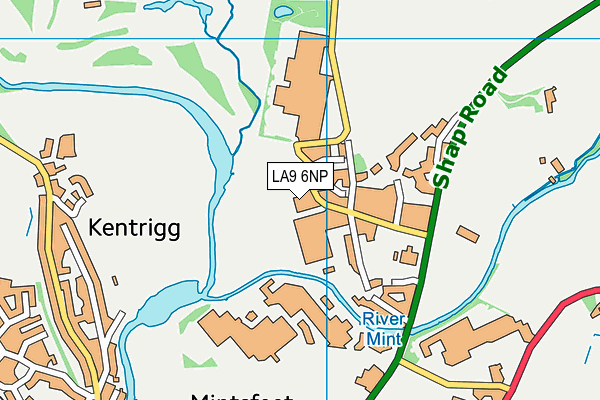 LA9 6NP map - OS VectorMap District (Ordnance Survey) LA9 6NP map - OS VectorMap District (Ordnance Survey)