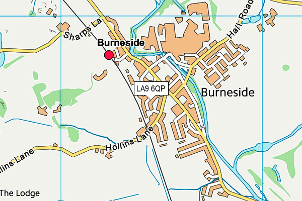 LA9 6QP map - OS VectorMap District (Ordnance Survey) LA9 6QP map - OS VectorMap District (Ordnance Survey)