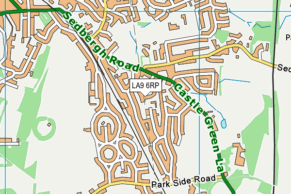 LA9 6RP map - OS VectorMap District (Ordnance Survey) LA9 6RP map - OS VectorMap District (Ordnance Survey)