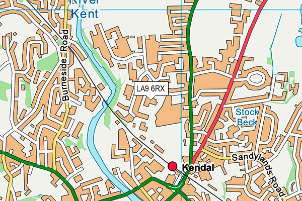LA9 6RX map - OS VectorMap District (Ordnance Survey) LA9 6RX map - OS VectorMap District (Ordnance Survey)