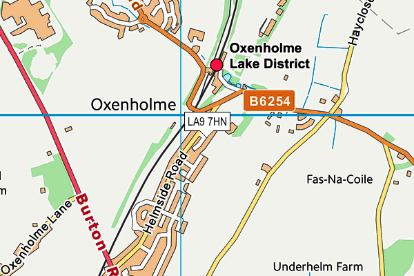LA9 7HN map - OS VectorMap District (Ordnance Survey) LA9 7HN map - OS VectorMap District (Ordnance Survey)