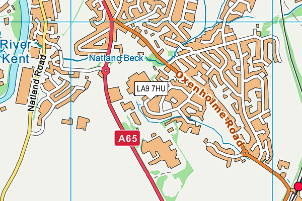 LA9 7HU map - OS VectorMap District (Ordnance Survey) LA9 7HU map - OS VectorMap District (Ordnance Survey)