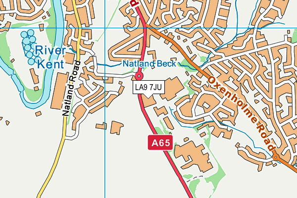 LA9 7JU map - OS VectorMap District (Ordnance Survey) LA9 7JU map - OS VectorMap District (Ordnance Survey)