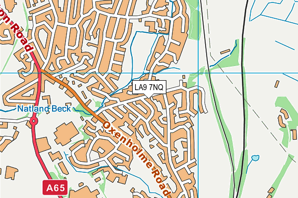 LA9 7NQ map - OS VectorMap District (Ordnance Survey) LA9 7NQ map - OS VectorMap District (Ordnance Survey)