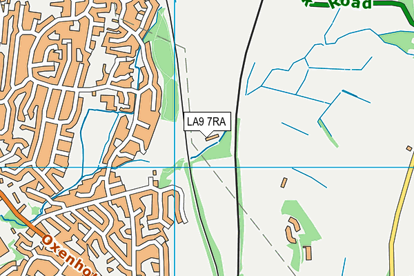 LA9 7RA map - OS VectorMap District (Ordnance Survey) LA9 7RA map - OS VectorMap District (Ordnance Survey)
